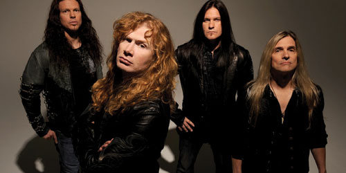 Stern With Megadeth Bandmates Michael Corbin, Mark Alteri and Phillip Riesling