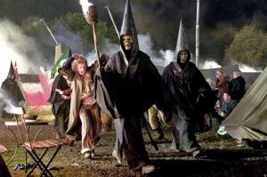 Deathspell Omega conducting a witchhunt last year. (Photo: Bozo)